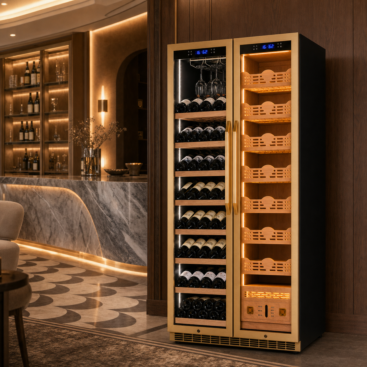 BX-735 Double Door Humidor