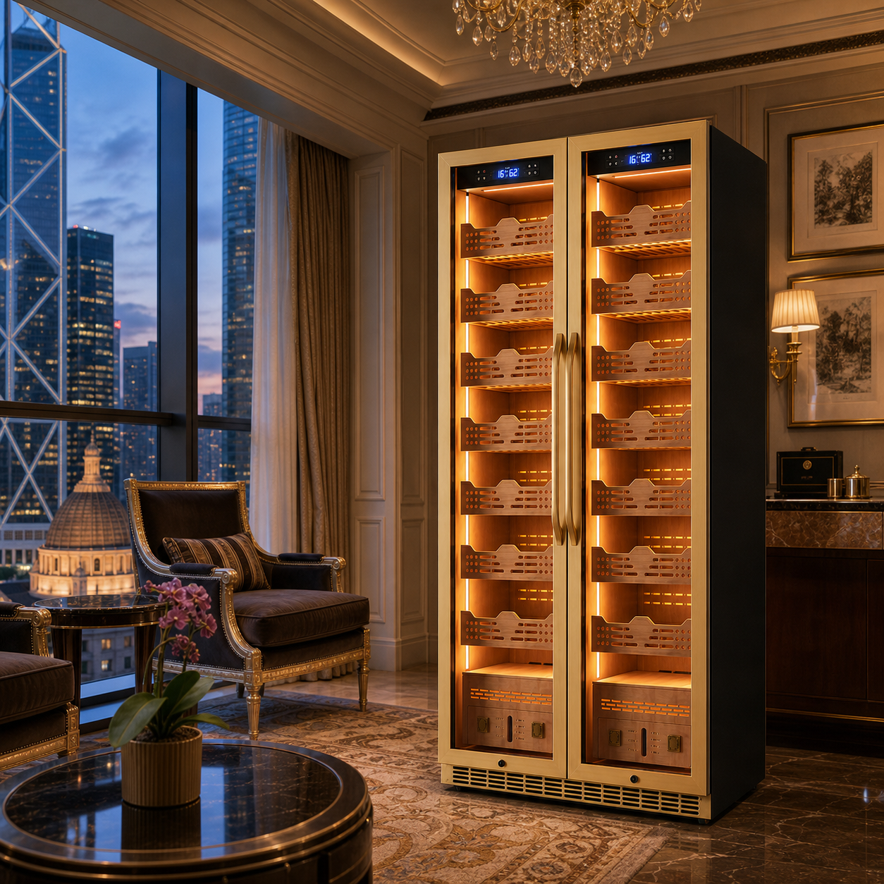 BX-735 Double Door Humidor