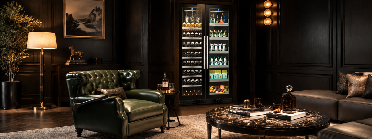 An ideal alternative to building a full-scale wine cellar.