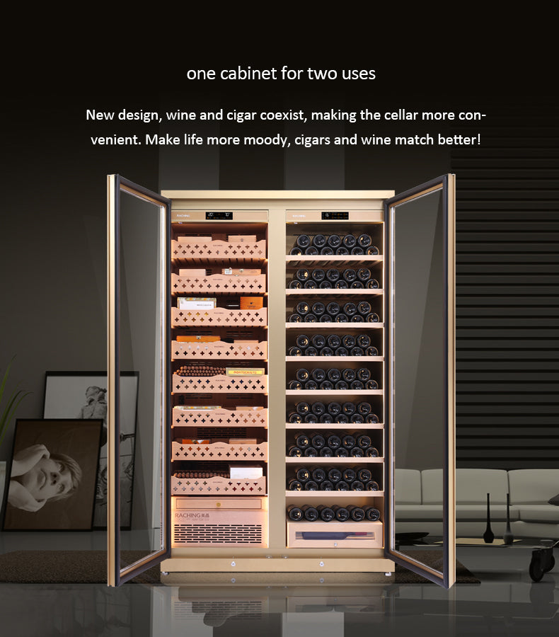Raching CD1200 Double Door Humidor