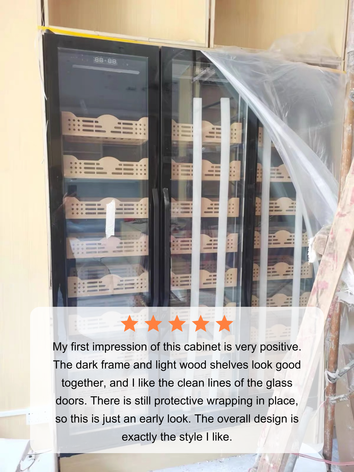 Home bar inspiration with backlit bottle display