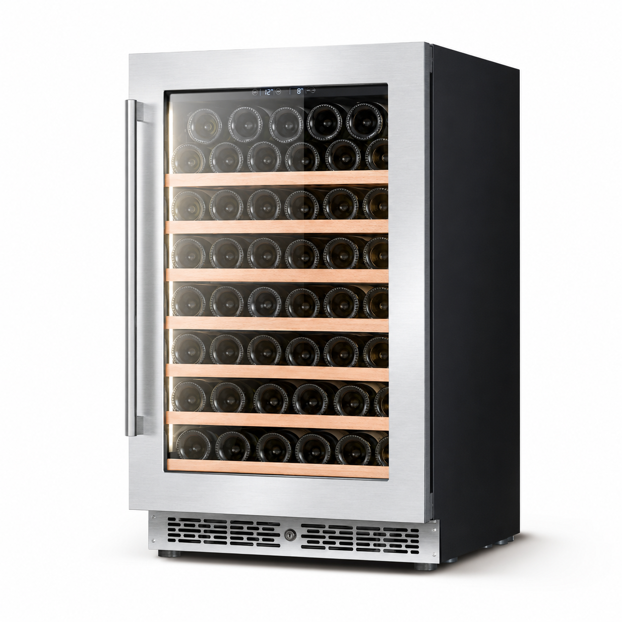 BALANS JC-140WS 45 Bottle Wine Cooler | Built-In Stainless Steel Compressor Wine Refrigerator
