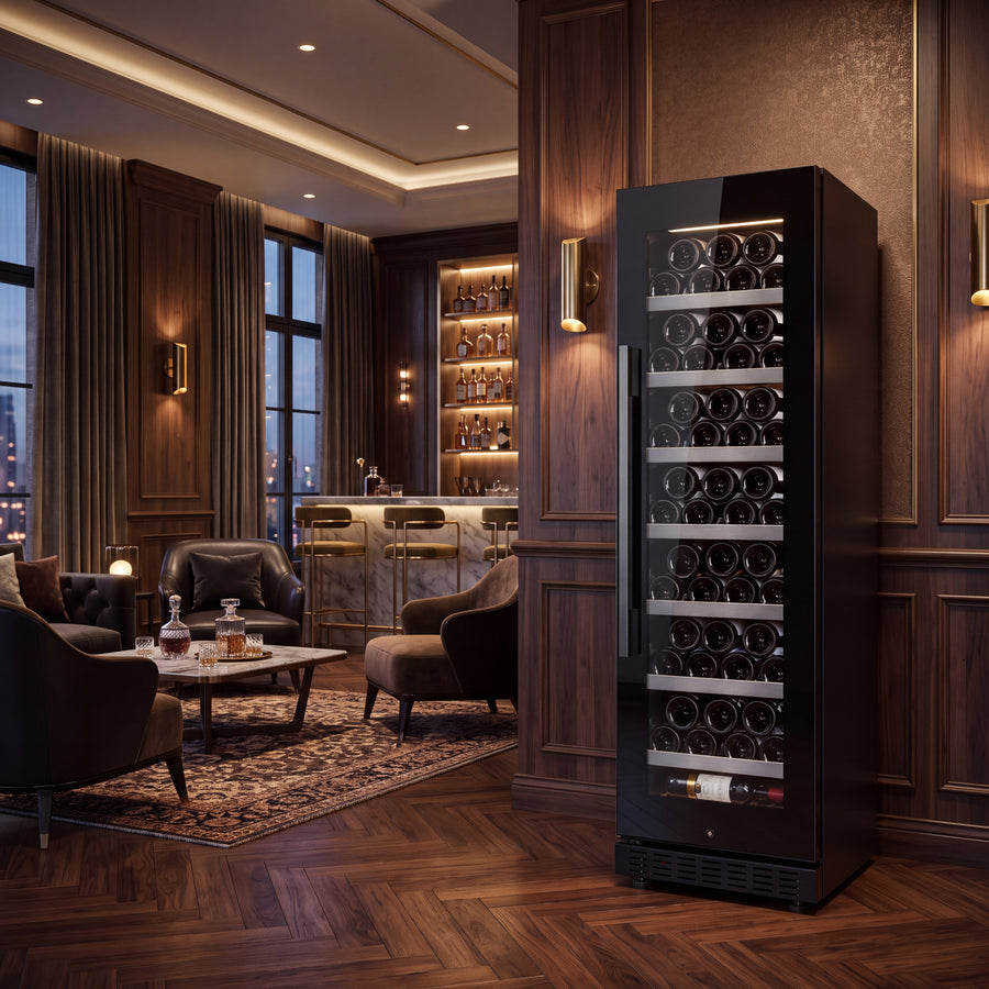 BALANS JC-188WS 150L Built-In Wine Cooler – 50-Bottle Compressor Wine Refrigerator