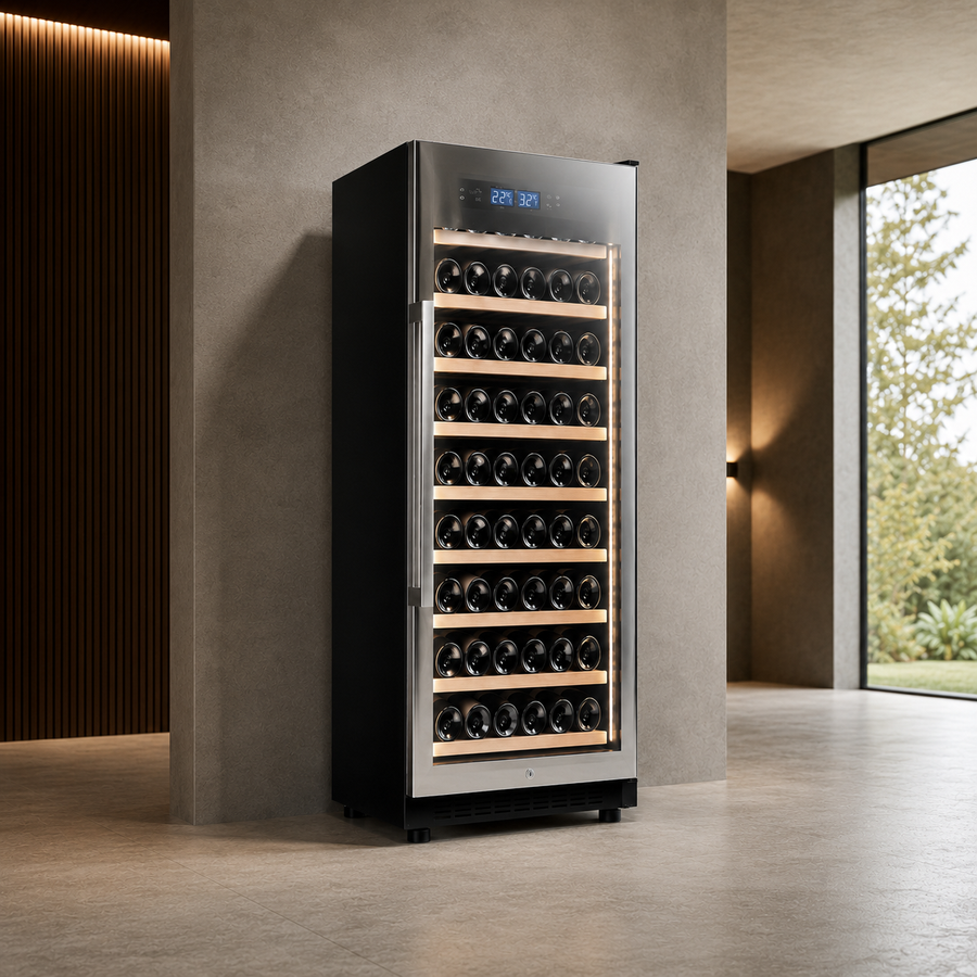 BALANS JC-308WS Black Wine Cooler 308L | 103 Bottle Large Capacity Wine Refrigerator