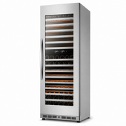 BALANS JC-325WD Silver Dual Zone Wine Cooler | 325L 112 Bottle Wine Refrigerator
