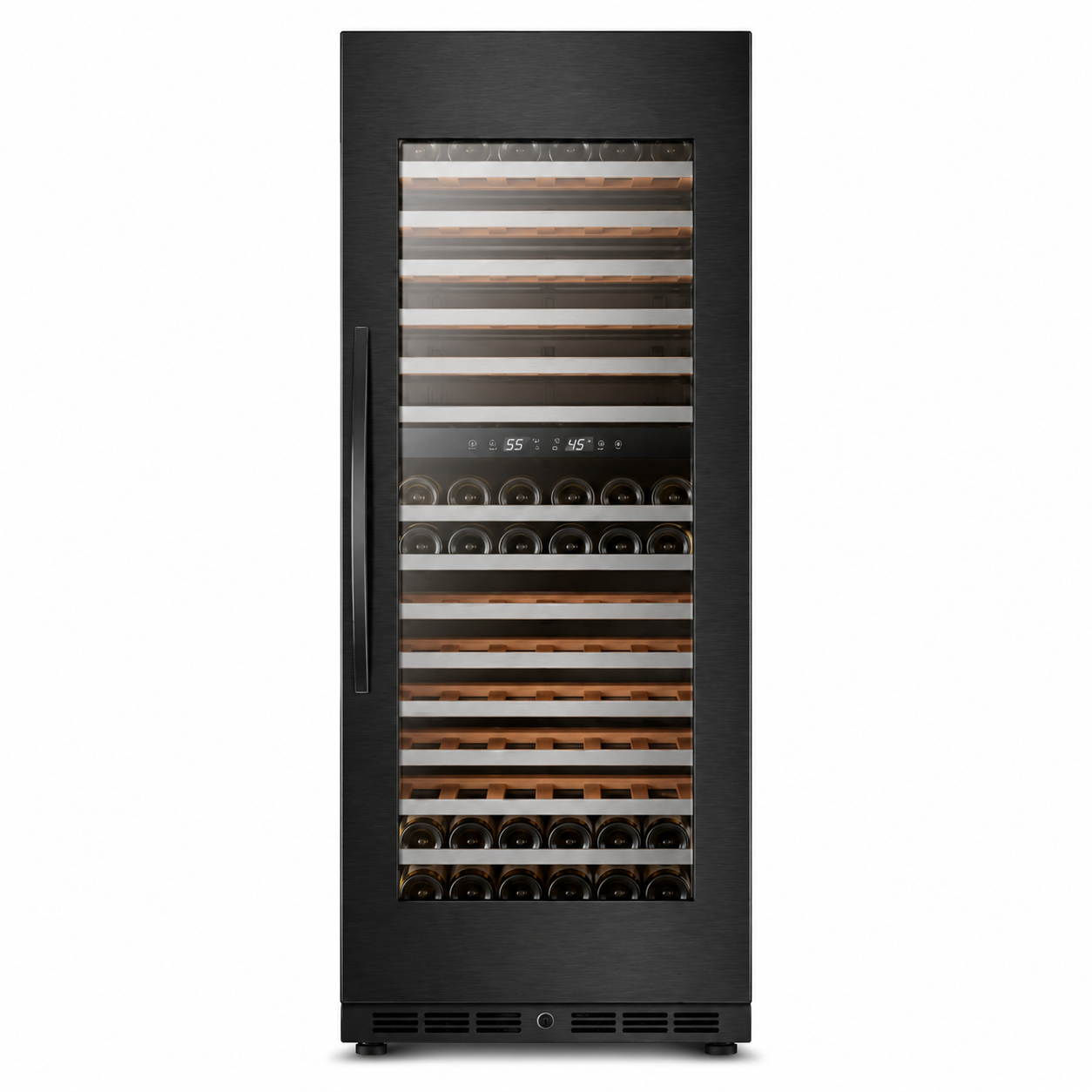 BALANS JC-325WD Silver Dual Zone Wine Cooler | 325L 112 Bottle Wine Refrigerator