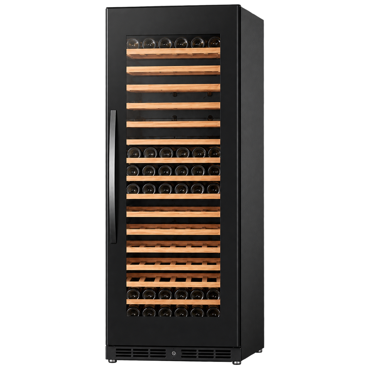 BALANS JC-350WS black stainless steel wine refrigerator