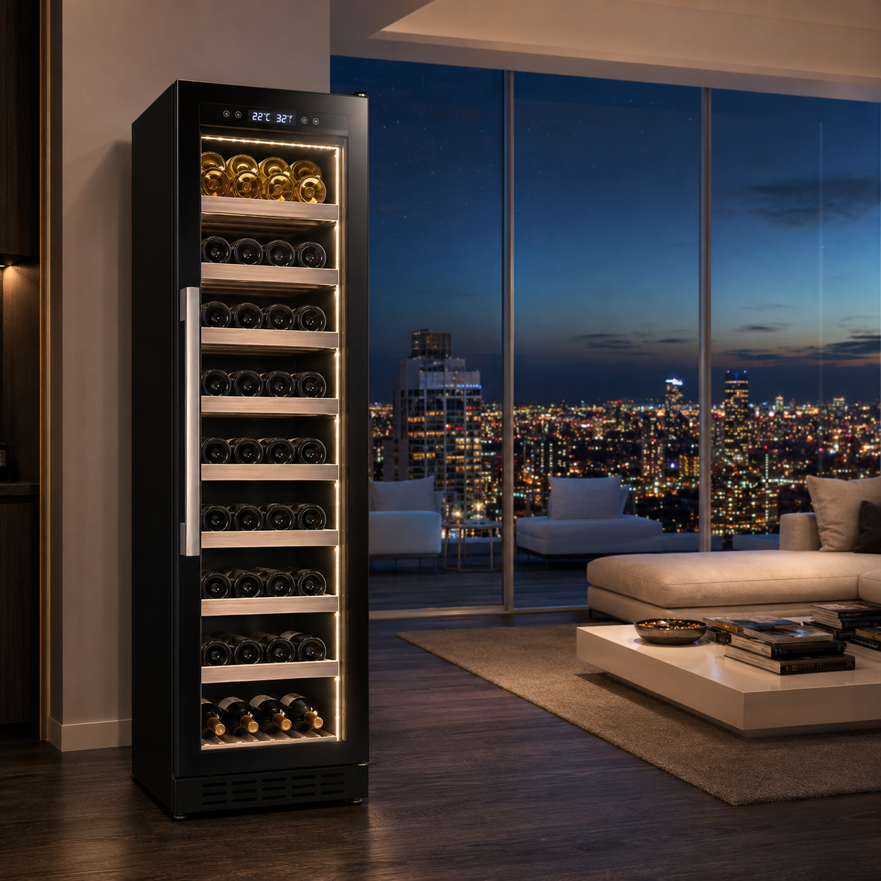 BALANS JC-508WS 82 Bottle Wine Cooler | 380L Built-in Wine Cooler