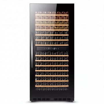 BALANS JC-608WD 475L dual zone wine cooler with glass door