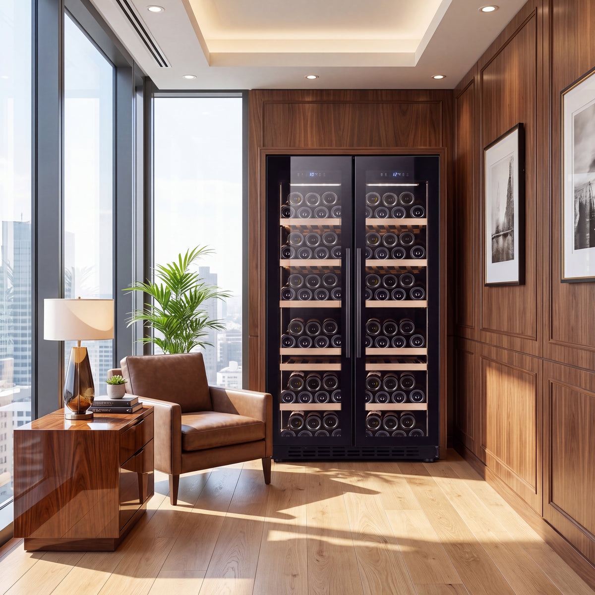 BALANS JC-608WDA 183-bottle wine cooler for luxury home wine room