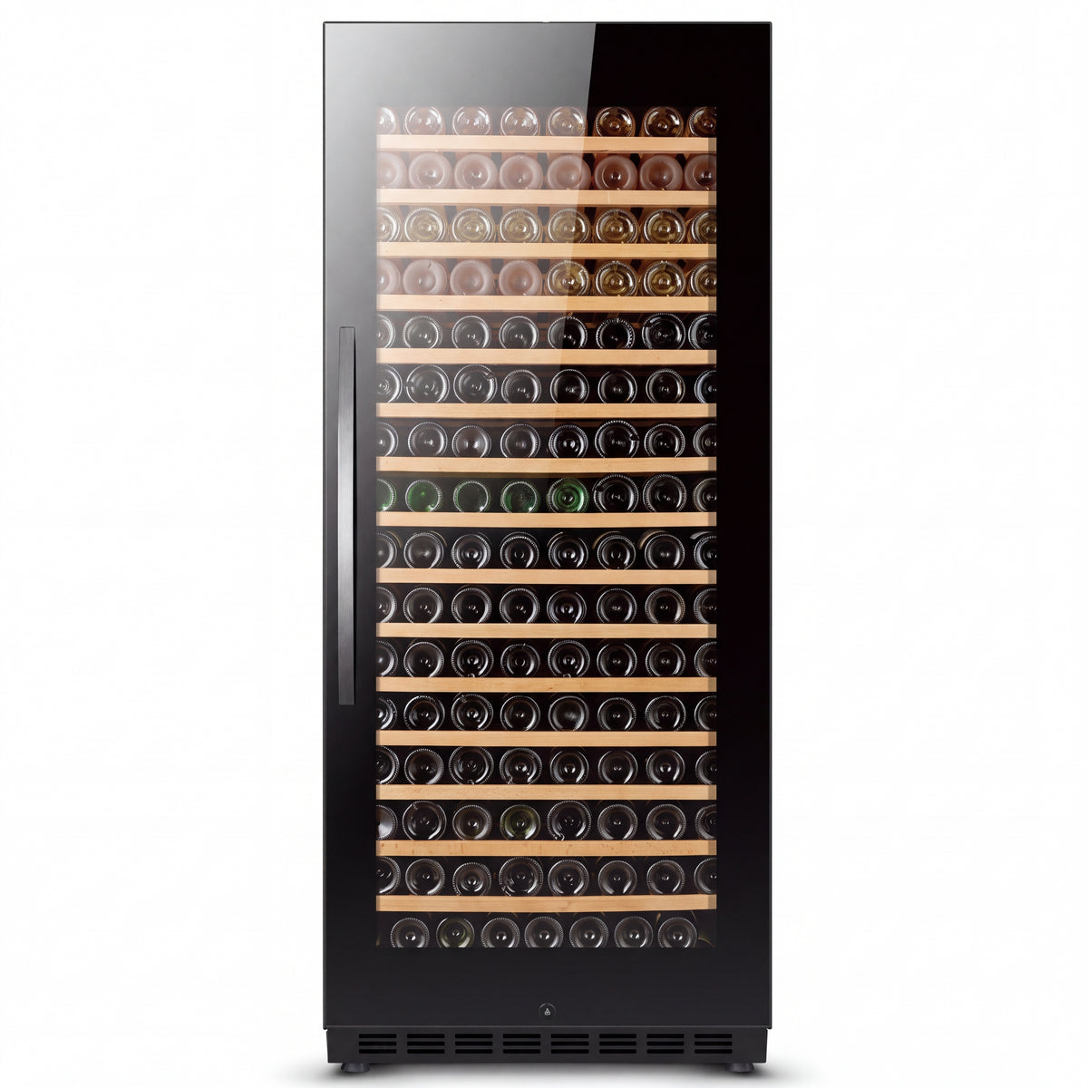 BALANS JC-608WS black single-zone wine refrigerator front view