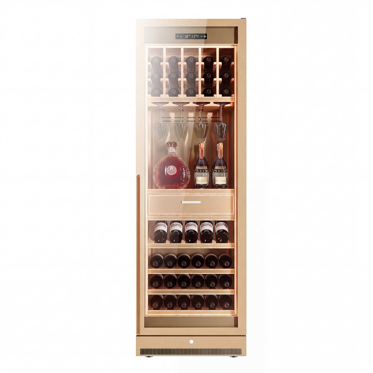 BALANS JC-618 380L single-zone wine refrigerator front view