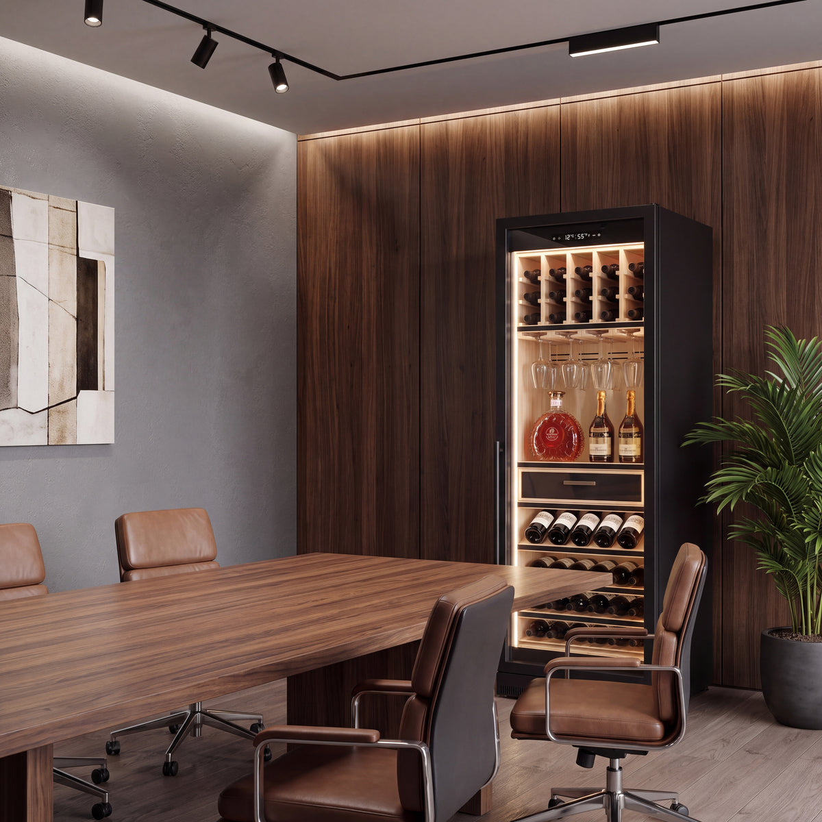 BALANS JC-618 dedicated wine bottle display area