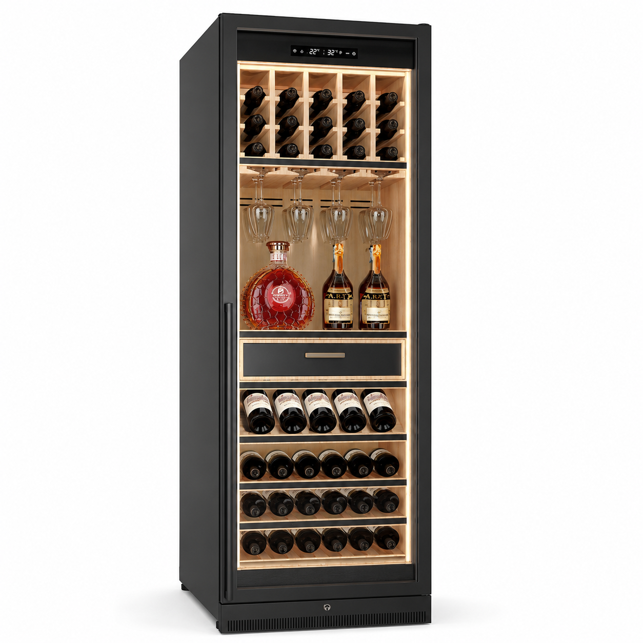 BALANS JC-618 Luxury Dual Zone Wine Cooler | 550L  Compressor Wine Cabinet