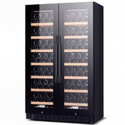 BALANS JC-635WD 300L dual zone wine cooler with double glass doors