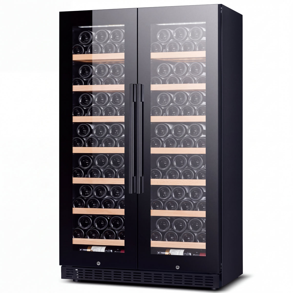 BALANS JC-635WD 300L dual zone wine cooler with double glass doors
