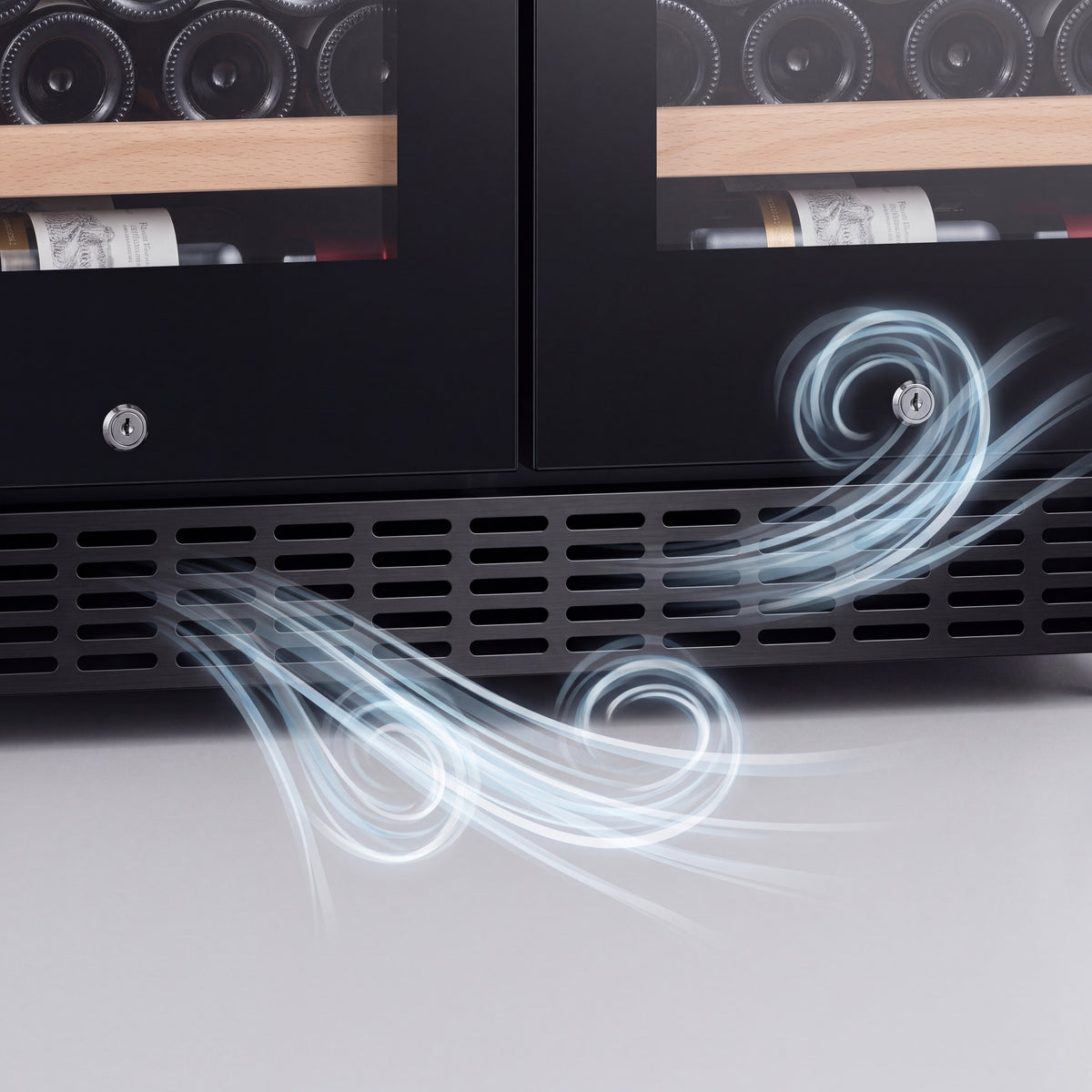 BALANS JC-635WD wine storage cabinet with approximately 100 bottle capacity