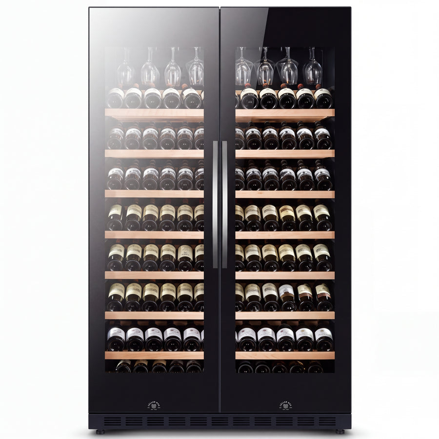 BALANS JC-735WS 870L double-door wine refrigerator front view