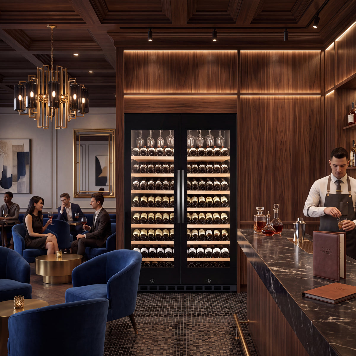 BALANS JC-735WS commercial wine cooler for restaurants and hotels