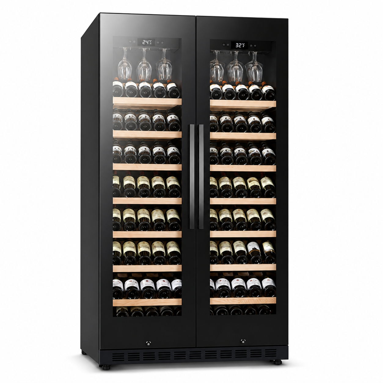 BALANS JC-735WS Dual Zone Wine Cooler Cabinet with Double Door | 870L  Large Capacity Wine Cabinet