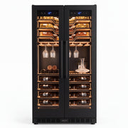 BALANS JC-735WSA 870L double-door wine refrigerator front view