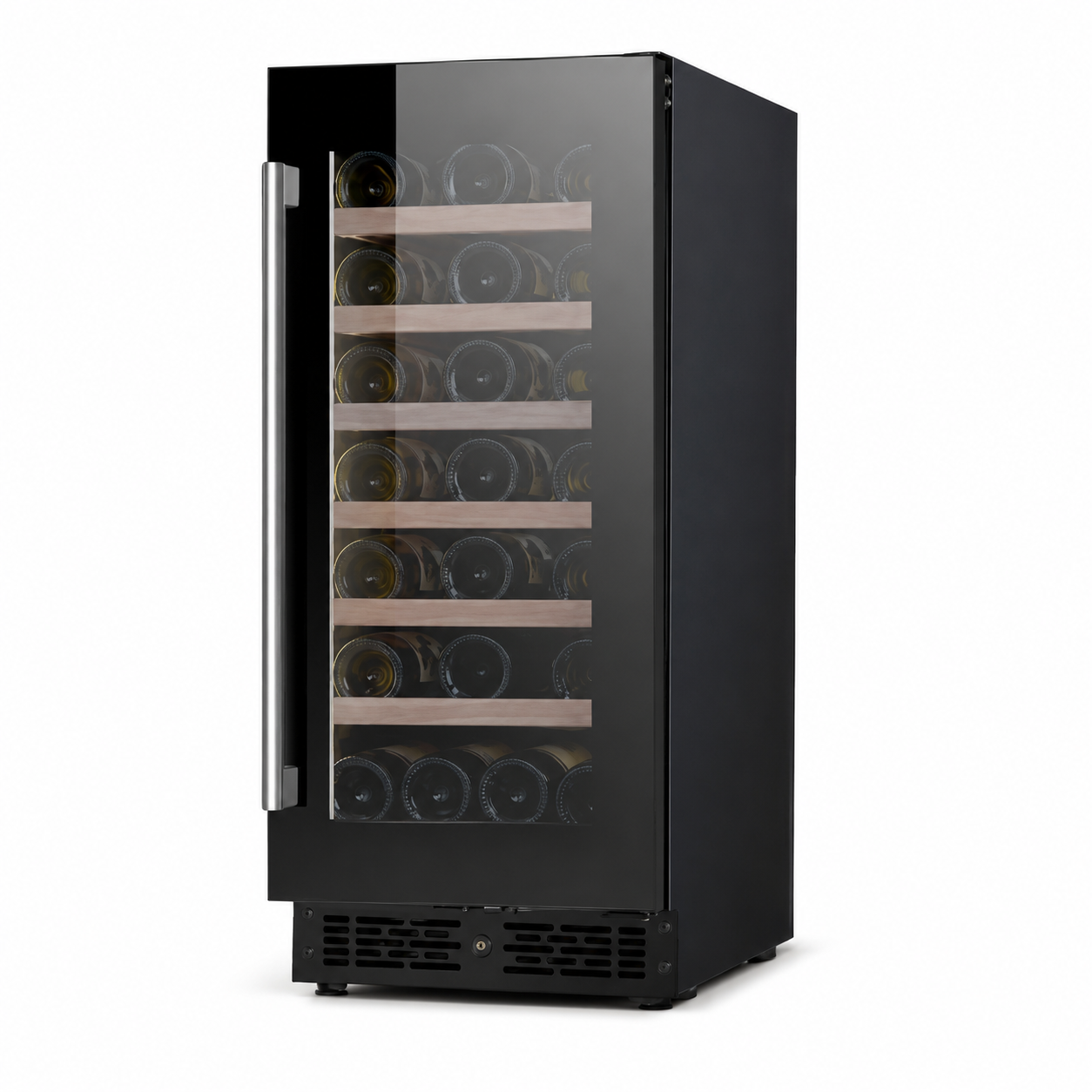 BALANS JC-96WS Premium  Stainless Steel Wine Cooler Refrigerator 23 Bottles Built-In Storage