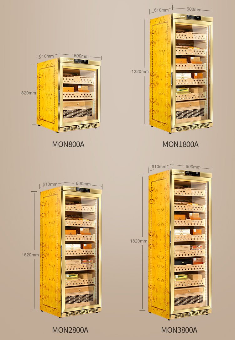 Raching MON800 Humidor Climate Control Cabinet with Ammonia Removal