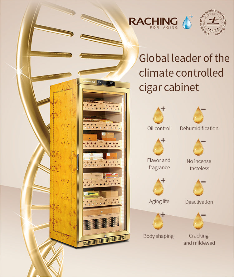 Raching MON800 Humidor Climate Control Cabinet with Ammonia Removal