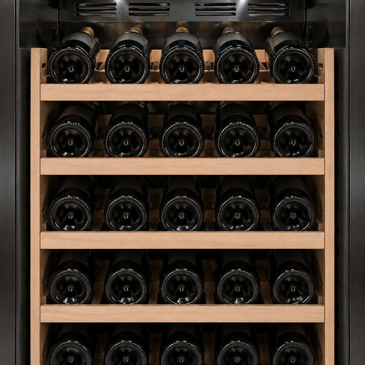 BALANS JC-465WD natural beech wood wine bottle shelves