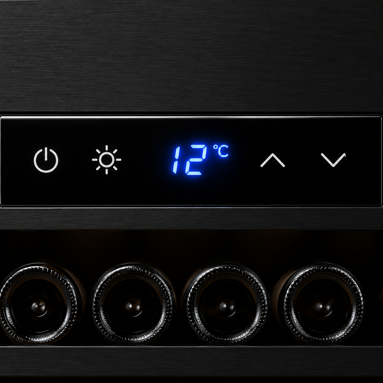 BALANS JC-435WD Black Dual Zone Wine Cooler Refrigerator 508L 166 Bottles Storage with 15 Beech Wood Shelves