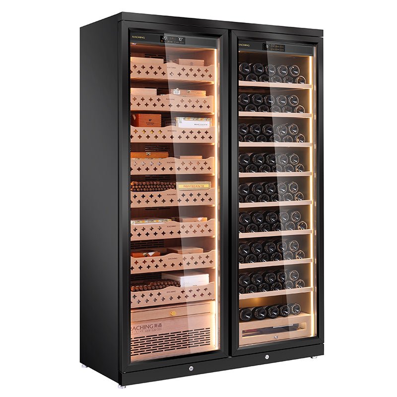 Raching CD1200 Double Door Humidor