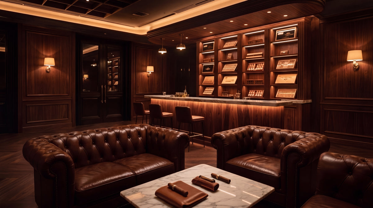 Balans luxury cigar cabinet in a refined interior