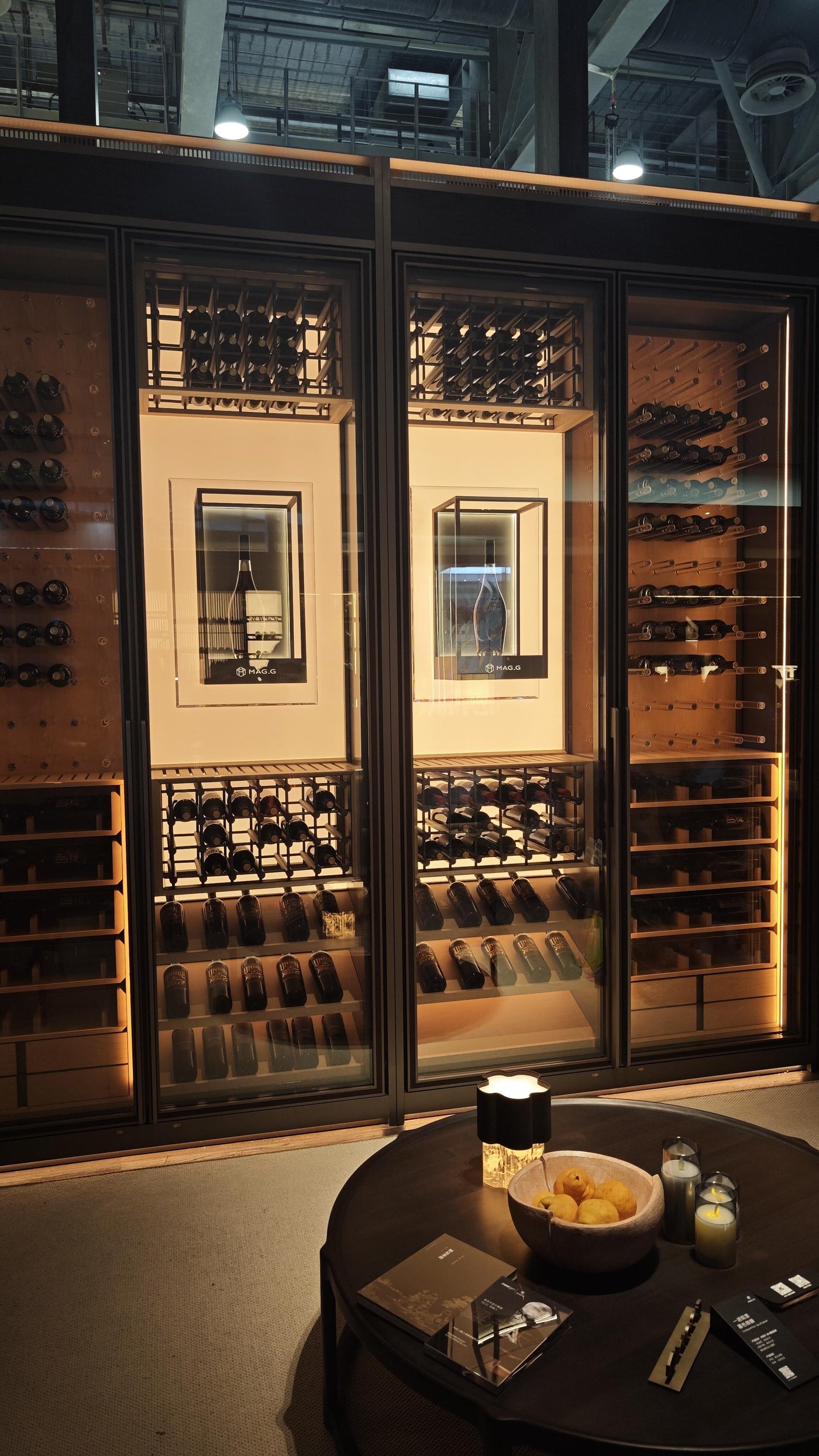 Study lounge with integrated collector storage