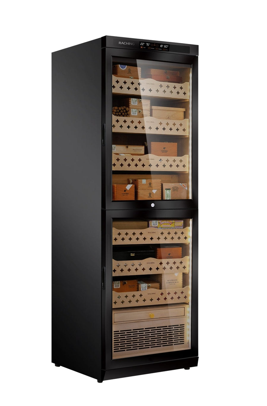 Raching MON3800B dual space cigar humidor